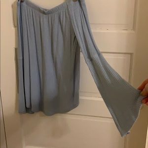 Blue Bell Sleeved Off the Shoulder shirt
